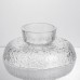 Фруктовница на ножке Ice Textured 20 см с ледяной текстурой стекла Yiwu HP-34-89