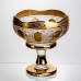 Ваза для фруктов стеклянная Bohemia Gold 26 см Yiwu HP-34-137