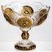 Ваза для фруктов стеклянная Gold Glass 22 см Yiwu HP-34-140 Ваза для фруктов стеклянная Gold Glass 22 см Yiwu HP-34-140