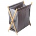 Корзина для белья на подставке 52×30×60 (см) мягкая Серый HP-41-17