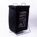 Корзина для белья на подставке 36×32×52 (см) мягкая Черная HP-41-11B