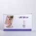 Настольное зеркало с подсветкой 22 LED для макияжа 21х16 см прямоугольное на ножке USB Белое HP-10-4AW
