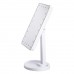 Настольное зеркало с подсветкой 22 LED для макияжа 21х16 см прямоугольное на ножке USB Белое HP-10-4AW Настольное зеркало с подсветкой 22 LED для макияжа 21х16 см прямоугольное на ножке USB Белое HP-10-4AW