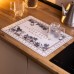 Диатомитовый коврик на кухню для сушки посуды Garden Realm 30×40 (см) HP-42-23