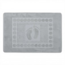 Коврик для ванной комнаты 50*80 см махровый серый Colorful Home 548-1-100G