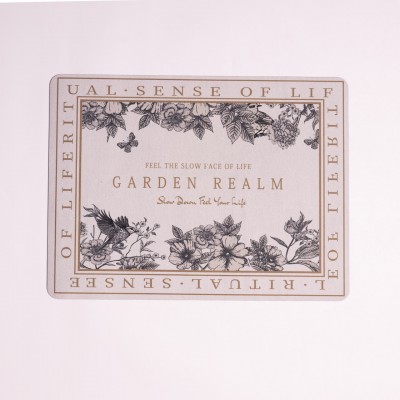 Коврик диатомитовый для сушки посуды Garden Realm 40*30 см Yiwu HP-42-192