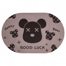 Диатомитовый овальный коврик для дома Good Luck 38×58 (см) влаговпитывающий коврик для кухни ванны и туалета HP-42-56