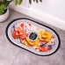 Диатомитовый 3d коврик для овальный дома Beautiful Flowers 38×58 (см) влаговпитывающий коврик для кухни ванны и туалета HP-42-55