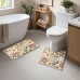 Набор ковриков для ванной Flowers 2 штуки 80*50 см/50*40 см диатомитовых Yiwu HP-42-174