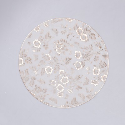 Коврик для сервировки стола Flowers 38 см золото HP-36327-12GOLD