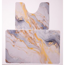 Набор ковриков для ванной и туалета Golden Marble 50*80 / 40*50 см Yiwu HP-42-179 Набор ковриков для ванной и туалета Golden Marble 50*80 / 40*50 см Yiwu HP-42-179