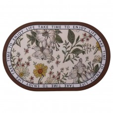 Коврик диатомитовый Floral Oval 38*58 см универсальный овальный HP-42-50