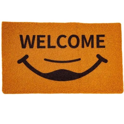 Коврик привратный WELCOME прямоугольный 70*40 см коричневый HP-47-9
