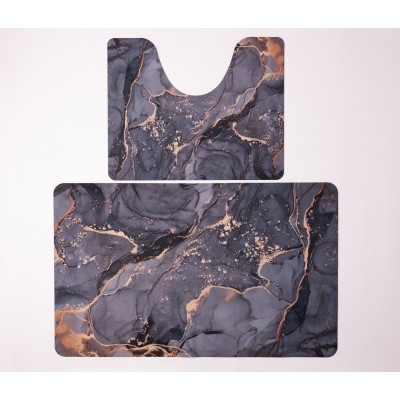 Набор ковриков для ванной и туалета Luxury Marble 50*80 / 40*50 см Yiwu HP-42-180