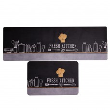 Набор ковриков диатомитовых для кухни Fresh Kitchen 58*38 см/ 118*38 см Yiwu HP-42-206
