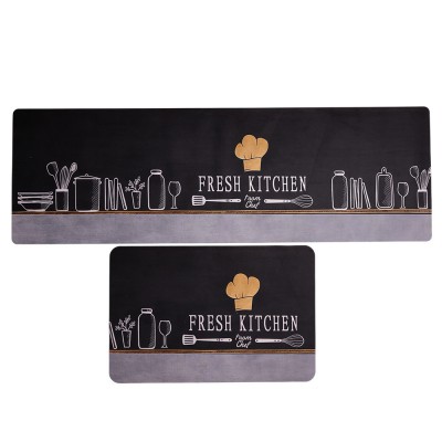 Набор ковриков диатомитовых для кухни Fresh Kitchen 58*38 см/ 118*38 см Yiwu HP-42-206