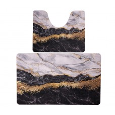 Набор ковриков для ванной и туалета Modern Marble 50*80 / 40*50 см Yiwu HP-42-182