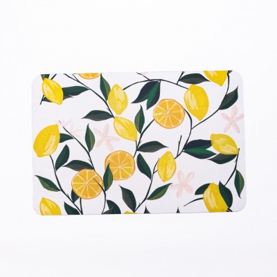 Коврик универсальный диатомитовый Limoncello 58*38 см прямоугольный Yiwu HP-42-213