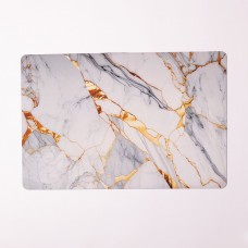 Коврик для ванной комнаты влагопоглощающий 58*38 см под белый мрамор Yiwu HP-42-78