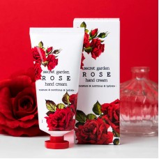 Крем для рук с розой - Jigott Secret Garden Rose Hand Cream, 100 мл