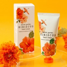 Крем для рук с гибискусом - Jigott Secret Garden Hibiscus Hand Cream, 100 мл
