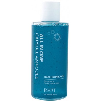 Капсульная сыворотка с гиалуроновой кислотой Jigott All-In-One Hyaluronic Acid Capsule Ampoule 200 мл