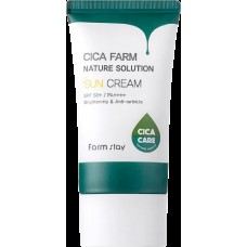 Крем солнцезащитный FarmStay Cica Farm Nature Nature Solution Sun Cream SPF50 50ml Крем солнцезащитный FarmStay Cica Farm Nature Nature Solution Sun Cream SPF50 50ml