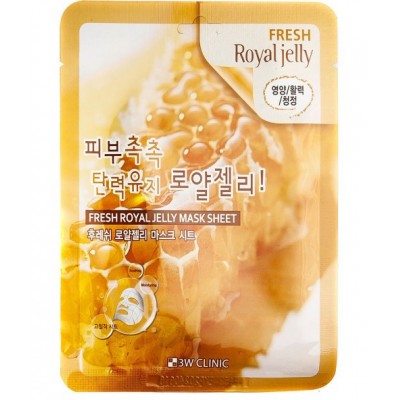 Маска для обличчя тканинна Бджолине маточне молочко Fresh Royal Jellyl Mask Sheet, 24 мл