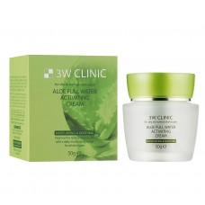 Увлажняющий крем для лица 3W Clinic Aloe Full Water Activating с экстрактом алоэ 50 мл Увлажняющий крем для лица 3W Clinic Aloe Full Water Activating с экстрактом алоэ 50 мл