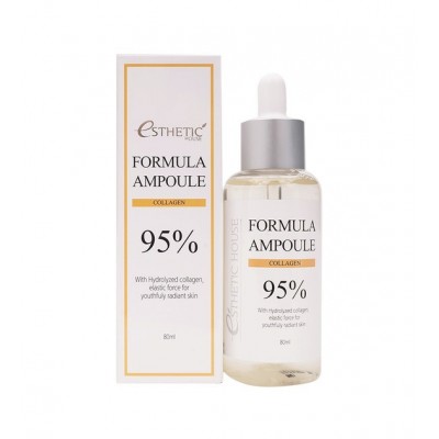 Сыворотка для лица Esthetic House Formula Ampoule Collagen для упругости кожи с коллагеном 80мл
