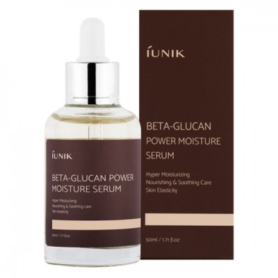 Сыворотка для лица iUnik Beta-Glucan power moisture 50 мл