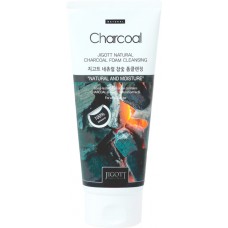 Очищающая пенка с углем Jigott Natural Charcoal Foam Cleansing 180 мл Очищающая пенка с углем Jigott Natural Charcoal Foam Cleansing 180 мл