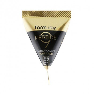 Очищающий скраб с пептидным комплексом Farmstay Peptide 9 Baking Powder Pore Scrub 7g