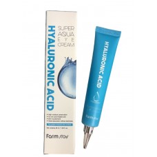 Крем для кожи вокруг глаз с гиалуроновой кислотой FarmStay Hyaluronic Acid Super Aqua, 45 мл Крем для кожи вокруг глаз с гиалуроновой кислотой FarmStay Hyaluronic Acid Super Aqua, 45 мл