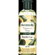 Тонер для лица Увлажняющий FarmStay Avocado Premium Pore Toner 350ml Тонер для лица Увлажняющий FarmStay Avocado Premium Pore Toner 350ml