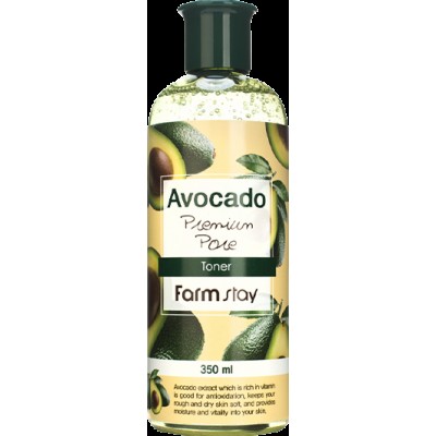 Тонер для лица Увлажняющий FarmStay Avocado Premium Pore Toner 350ml