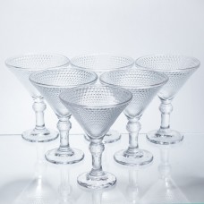 Набор бокалов для мартини Martini Glass 6 штук по 215 мл коктейльные HP-17-56