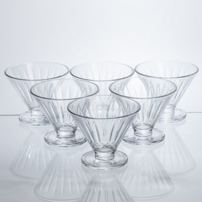 Набор креманок на ножке Fluted Sundae 6 штук по 180 мл HP-17-54