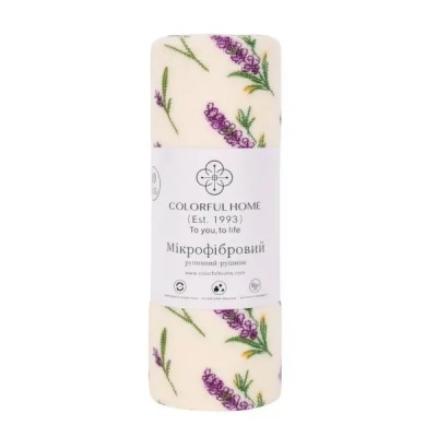 Отрывные кухонные салфетки из микрофибры в рулоне 25х25 см (20 шт) Lavender 544-1W