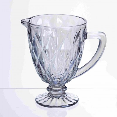 Кувшин для напитков Diamond Blue стеклянный 1 литр HP-19-273 кувшин для лимонада газанки лимонадник
