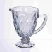 Кувшин для напитков Diamond Blue стеклянный 1 литр HP-19-273 кувшин для лимонада газанки лимонадник Кувшин для напитков Diamond Blue стеклянный 1 литр HP-19-273 кувшин для лимонада газанки лимонадник