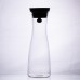 Стеклянный графин с крышкой 1.5 (л) для воды, сока, лимонада HP-19-44