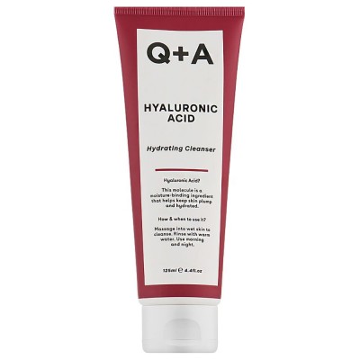 Гель для умывания с гиалуроновой кислотой Q+A Hyaluronic Acid Hydrating Cleanser 125 мл