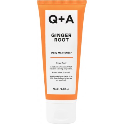 Увлажняющий крем для лица Q+A Ginger Root Daily Moisturiser на основе корня имбиря 75 мл