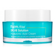 Интенсивно увлажняющий крем для лица с гиалуроновой кислотой FarmStay DR.V8 Solution Hyaluronic Acid Cream, 50мл