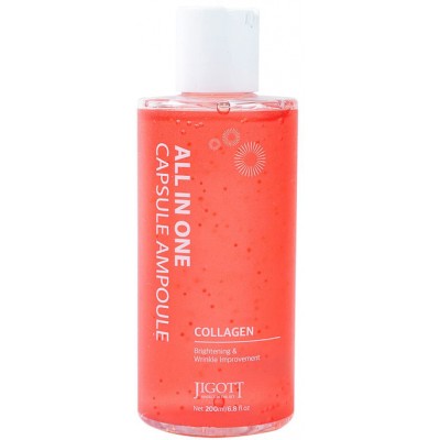 Капсульная сыворотка с коллагеном Jigott All-In-One Collagen Capsule Ampoule 200 мл