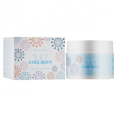 Крем для лица осветляющий W Collagen Pure Shining Cream Enough 50 мл