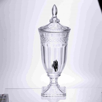 Лимонадница Topaz Crystal 2 литра с краном HP-19-292 кувшин диспенсер для воды и напитков прозрачный