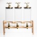 Набор лимонадниц с крышками «Золотой олень» 3 по 2 л на бамбуковой подставке, прозрачный Yiwu HP-GP-40 Набор лимонадниц с крышками «Золотой олень» 3 по 2 л на бамбуковой подставке, прозрачный Yiwu HP-GP-40