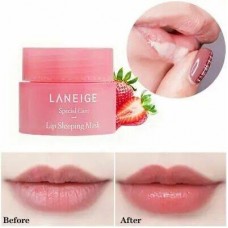 Питательная Ночная Бальзам-маска Для Губ С Экстрактом Клубники Laneige Lip Sleeping Mask Mini 3ml